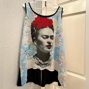 Rare Frida Kahlo sleeveless blouse